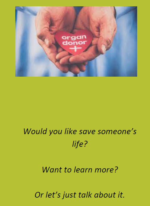 Discover more about organ donation with Vanik Council.